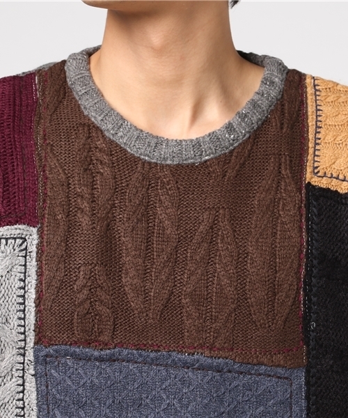 Desigual（デシグアル）の「「Desigual/デシグアル」ニット（ニット/セーター・メンズ・ブラック系その他・XX-LARGE/SMALL/LARGE/X-LARGE）」の5枚目の写真