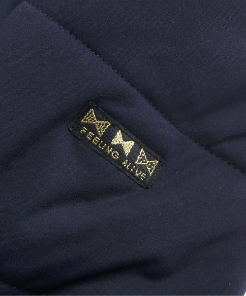 apres les cours（アプレレクール）の「後シャーリング中綿ジャケット（ダウンジャケット/コート・キッズ・キャメル/ピンク/ネイビー・100/90/120/140/110/130/80）」の8枚目の写真