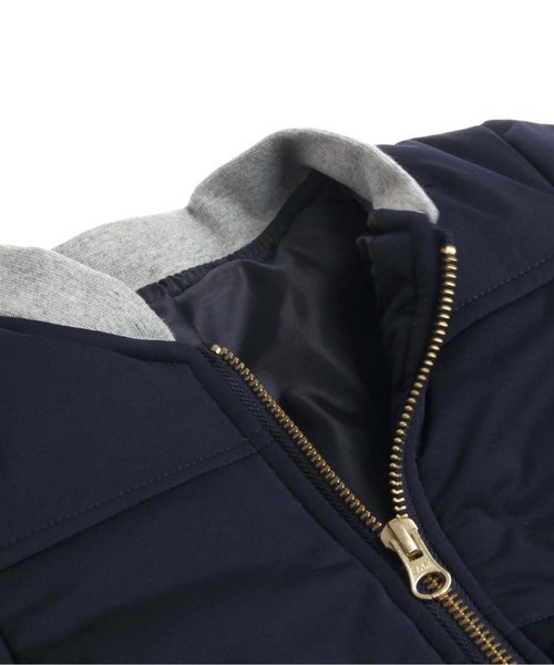 apres les cours（アプレレクール）の「後シャーリング中綿ジャケット（ダウンジャケット/コート・キッズ・キャメル/ピンク/ネイビー・100/90/120/140/110/130/80）」の16枚目の写真