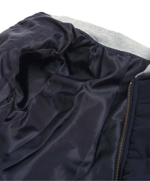 apres les cours（アプレレクール）の「後シャーリング中綿ジャケット（ダウンジャケット/コート・キッズ・キャメル/ピンク/ネイビー・100/90/120/140/110/130/80）」の17枚目の写真