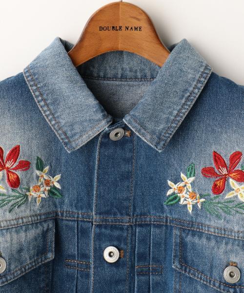 DOUBLE NAME（ダブルネーム）の「刺繍入りビッグGジャン（デニム