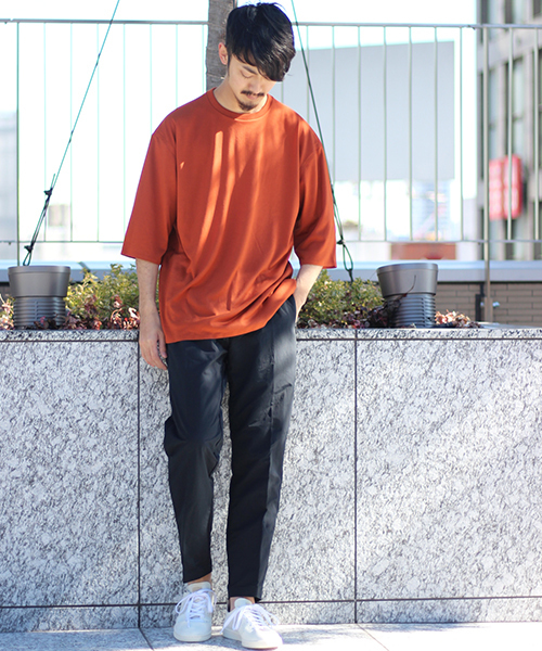 DESCENTE（デサント）の「◇DESCENTE / デサント PAUSE 別注  ゼロシーム7分丈BIG TEE	（Tシャツ/カットソー・メンズ・グレー系その他/カーキ/ホワイト/ブラウン/ネイビー・MEDIUM/LARGE/X-LARGE）」の7枚目の写真