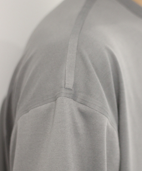 DESCENTE（デサント）の「◇DESCENTE / デサント PAUSE 別注  ゼロシーム7分丈BIG TEE	（Tシャツ/カットソー・メンズ・グレー系その他/カーキ/ホワイト/ブラウン/ネイビー・MEDIUM/LARGE/X-LARGE）」の14枚目の写真