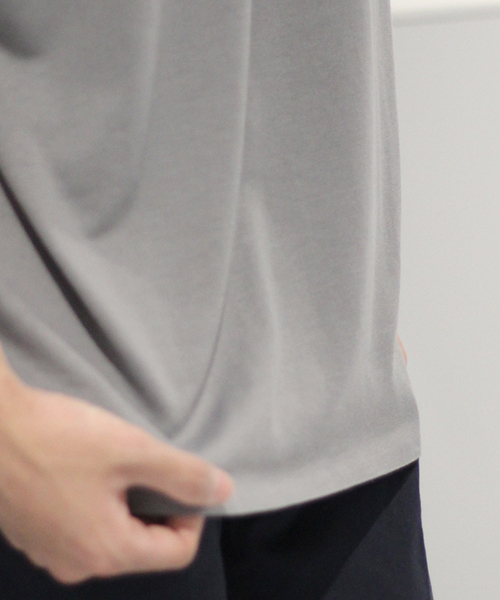 DESCENTE（デサント）の「◇DESCENTE / デサント PAUSE 別注  ゼロシーム7分丈BIG TEE	（Tシャツ/カットソー・メンズ・グレー系その他/カーキ/ホワイト/ブラウン/ネイビー・MEDIUM/LARGE/X-LARGE）」の17枚目の写真