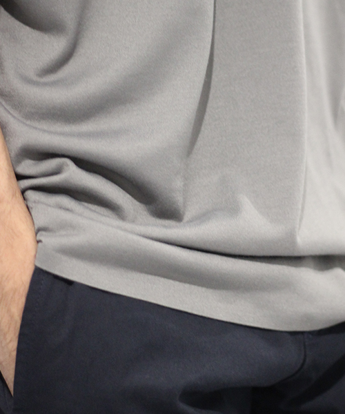 DESCENTE（デサント）の「◇DESCENTE / デサント PAUSE 別注  ゼロシーム7分丈BIG TEE	（Tシャツ/カットソー・メンズ・グレー系その他/カーキ/ホワイト/ブラウン/ネイビー・MEDIUM/LARGE/X-LARGE）」の10枚目の写真