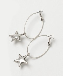 MOUSSY | STAR EARRINGS(ピアス（両耳用）)