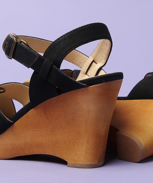 CIAOPANIC（チャオパニック）の「田中里奈×Ciaopanic　クロスウッドサンダル（サンダル・レディース・ベージュ/ブラック/ブラウン・22.5cm/23.5cm/24.5cm）」の9枚目の写真