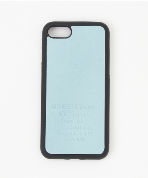 GREEN BOWL（グリーンボウル）の「GREENBOWL Leather iphone Cover/グリーンボウルレザーアイフォンカバー（スマホケース/カバー・メンズ・グリーン/キャメル/サックスブルー/ブラウン/マスタード・FREE）」の7枚目の写真