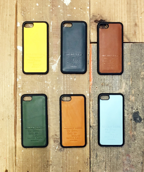 GREEN BOWL（グリーンボウル）の「GREENBOWL Leather iphone Cover/グリーンボウルレザーアイフォンカバー（スマホケース/カバー・メンズ・グリーン/キャメル/サックスブルー/ブラウン/マスタード・FREE）」の10枚目の写真