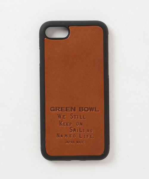 GREEN BOWL（グリーンボウル）の「GREENBOWL Leather iphone Cover/グリーンボウルレザーアイフォンカバー（スマホケース/カバー・メンズ・グリーン/キャメル/サックスブルー/ブラウン/マスタード・FREE）」の19枚目の写真