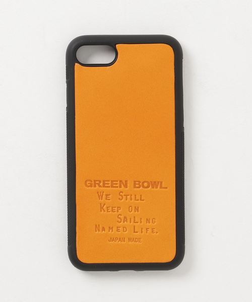 GREEN BOWL（グリーンボウル）の「GREENBOWL Leather iphone Cover/グリーンボウルレザーアイフォンカバー（スマホケース/カバー・メンズ・グリーン/キャメル/サックスブルー/ブラウン/マスタード・FREE）」の20枚目の写真