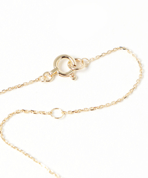 agete（アガット）の「K10誕生石ネックレス（ペリドット