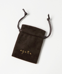 agete（アガット）の「K10誕生石ネックレス（ペリドット