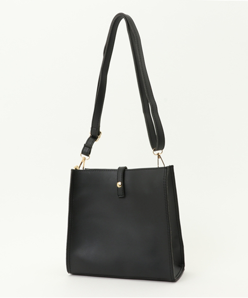 SpRay（スプレイ）の「リング付きショルダーバッグ（ショルダーバッグ・レディース・ブラック/ブラウン/ダークグリーン/キャメル/ボルドー/ネイビー/イエロー/レッド/ダークベージュ・FREE）」の10枚目の写真