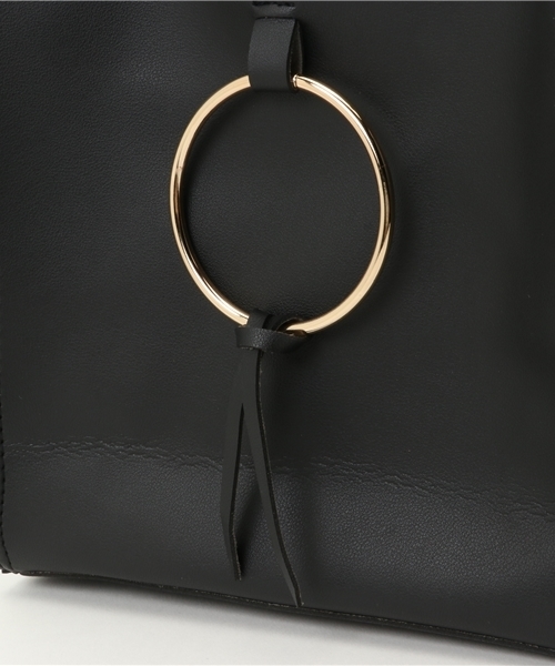 SpRay（スプレイ）の「リング付きショルダーバッグ（ショルダーバッグ・レディース・ブラック/ブラウン/ダークグリーン/キャメル/ボルドー/ネイビー/イエロー/レッド/ダークベージュ・FREE）」の13枚目の写真