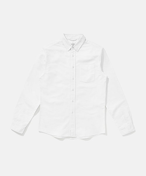 Saturdays NYC（サタデーズ ニューヨークシティ ）の「Crosby Oxford Button Down Shirt（シャツ/ブラウス・メンズ・ネイビー/ホワイト・L/X-SMALL/M/S/X-LARGE）」の7枚目の写真