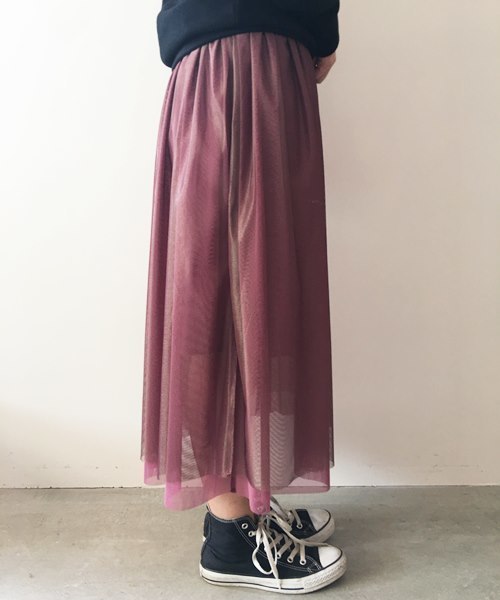 Banner Barrett(バナーバレット)の「【ZOZOTOWN限定】3WAYチュールスカート(スカート・レディース・ブラック/ライトグレー/パープル・38)」の8枚目の写真