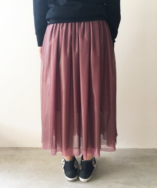 Banner Barrett(バナーバレット)の「【ZOZOTOWN限定】3WAYチュールスカート(スカート・レディース・ブラック/ライトグレー/パープル・38)」の9枚目の写真