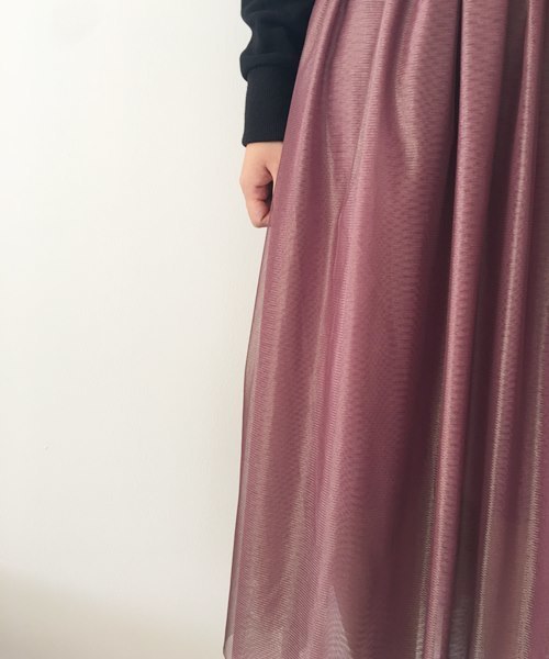 Banner Barrett(バナーバレット)の「【ZOZOTOWN限定】3WAYチュールスカート(スカート・レディース・ブラック/ライトグレー/パープル・38)」の11枚目の写真