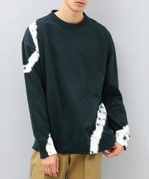 インレイ絞り染めロングスリーブTシャツ