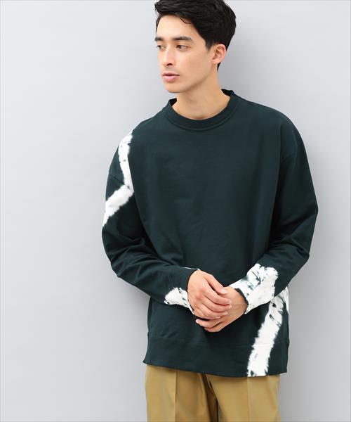 ADAM ET ROPE'(アダムエロペ)の「インレイ絞り染めロングスリーブTシャツ(Tシャツ/カットソー・メンズ・ダークグリーン/ダークブラウン・M/L)」の14枚目の写真