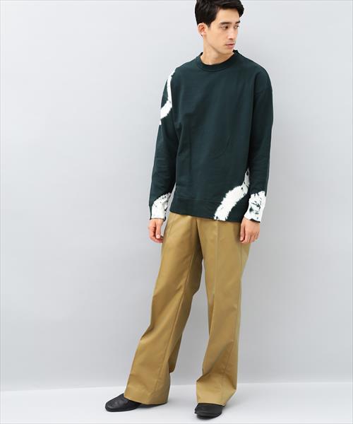 ADAM ET ROPE'(アダムエロペ)の「インレイ絞り染めロングスリーブTシャツ(Tシャツ/カットソー・メンズ・ダークグリーン/ダークブラウン・M/L)」の12枚目の写真