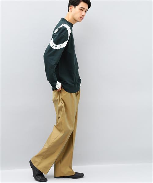 ADAM ET ROPE'(アダムエロペ)の「インレイ絞り染めロングスリーブTシャツ(Tシャツ/カットソー・メンズ・ダークグリーン/ダークブラウン・M/L)」の3枚目の写真