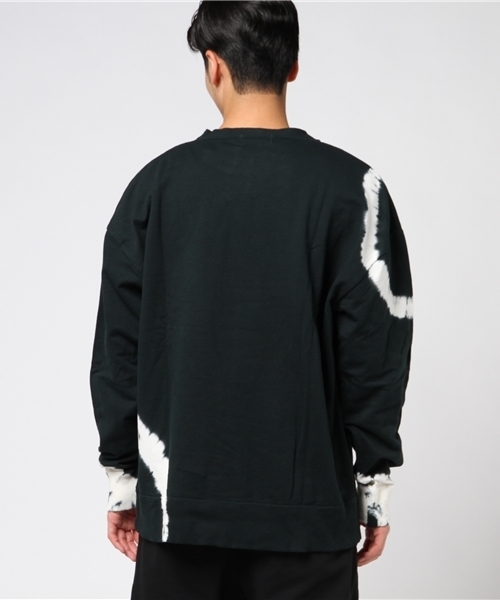 ADAM ET ROPE'(アダムエロペ)の「インレイ絞り染めロングスリーブTシャツ(Tシャツ/カットソー・メンズ・ダークグリーン/ダークブラウン・M/L)」の10枚目の写真