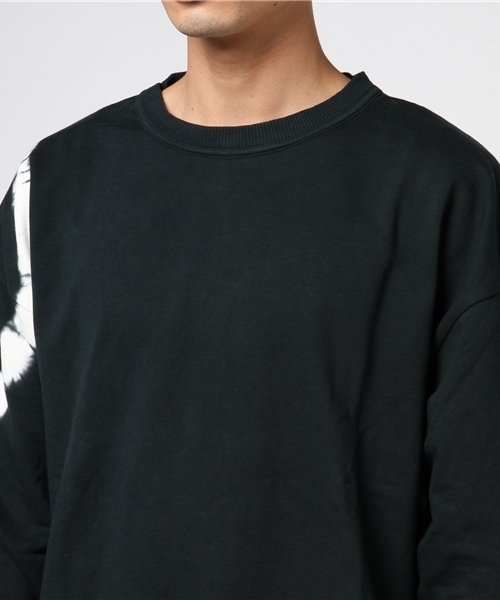 ADAM ET ROPE'(アダムエロペ)の「インレイ絞り染めロングスリーブTシャツ(Tシャツ/カットソー・メンズ・ダークグリーン/ダークブラウン・M/L)」の9枚目の写真