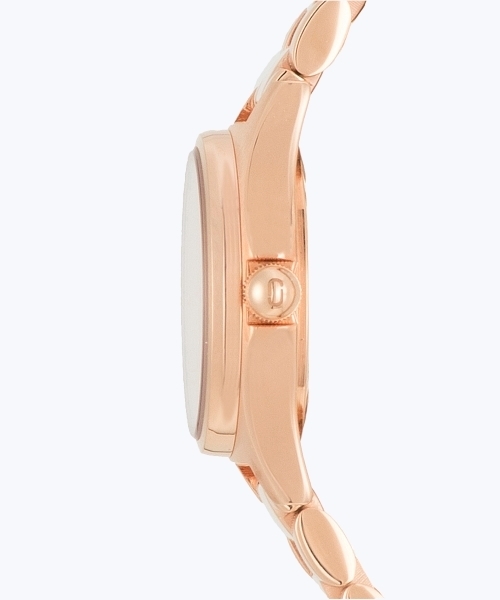 MARC JACOBS（マークジェイコブス）の「HENRY/ヘンリー ローズゴールド スティール ブレスレット 腕時計 20MM M8000610（アナログ腕時計・レディース・ゴールド系その他・ONE SIZE）」の4枚目の写真