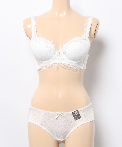 classicalelf（クラシカルエルフ）の「矯正下着に見えない！脇高美胸メイクブラ＆ショーツ（ブラ&ショーツ・レディース・ブラック/ワインレッド/ホワイト/ネイビー/グレー・B70/C70/B75/C75/B80/C80/D70/D75/D80/A75/A70）」の21枚目の写真