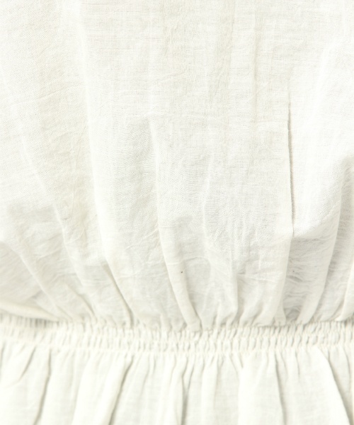 laboratory work（ラボラトリーワーク）の「カットワーク刺繍ブラウス（シャツ/ブラウス・レディース・ホワイト/ブラック/ラベンダー・MEDIUM）」の5枚目の写真