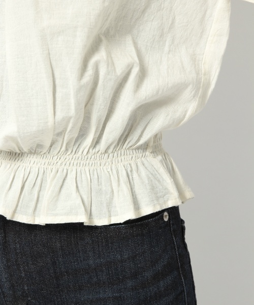 laboratory work（ラボラトリーワーク）の「カットワーク刺繍ブラウス（シャツ/ブラウス・レディース・ホワイト/ブラック/ラベンダー・MEDIUM）」の12枚目の写真