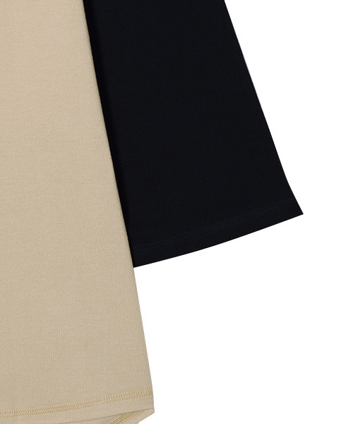 Candy Stripper（キャンディストリッパー）の「GOOD TIME RAGLAN Tシャツ（Tシャツ/カットソー・レディース・ブラック/ベージュ/ピンク・2）」の8枚目の写真