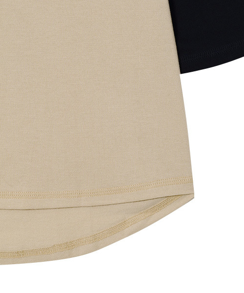 Candy Stripper（キャンディストリッパー）の「GOOD TIME RAGLAN Tシャツ（Tシャツ/カットソー・レディース・ブラック/ベージュ/ピンク・2）」の9枚目の写真