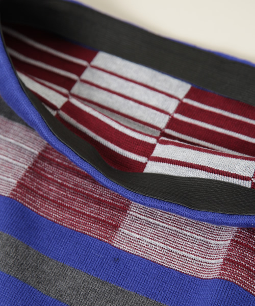 Another Edition（アナザーエディション）の「AE COL JQ KNIT SK（スカート・レディース・ダークグリーン/ターコイズブルー/ワイン・フリー）」の8枚目の写真