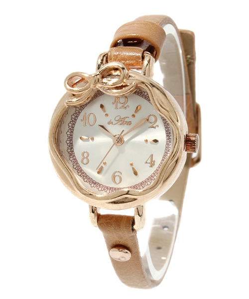 Cartonnage（カルトナージュ）の「リボンモチーフウォッチ（アナログ