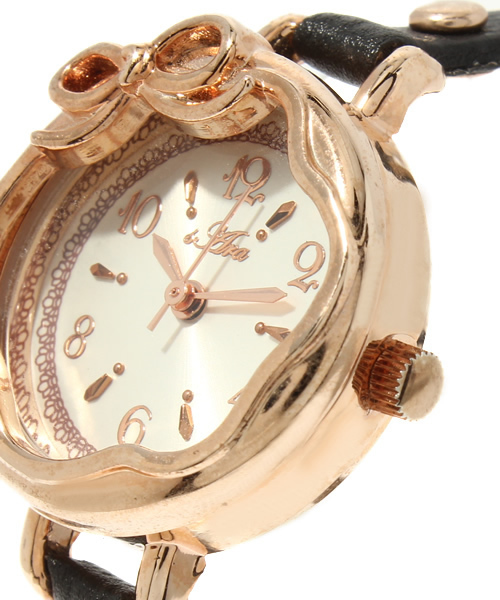 Cartonnage（カルトナージュ）の「リボンモチーフウォッチ（アナログ