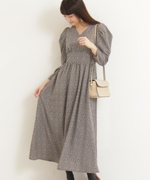N.（N. Natural Beauty Basic） | パワーショルダーマキシワンピース(ワンピース)