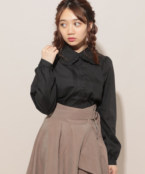 apres jour（アプレジュール）の「ベーシックフリルブラウス【ZOZOTOWN限定アイテム】（シャツ/ブラウス・レディース・ブラック/オフホワイト・フリー）」の19枚目の写真