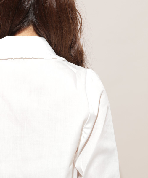 apres jour（アプレジュール）の「ベーシックフリルブラウス【ZOZOTOWN限定アイテム】（シャツ/ブラウス・レディース・ブラック/オフホワイト・フリー）」の14枚目の写真