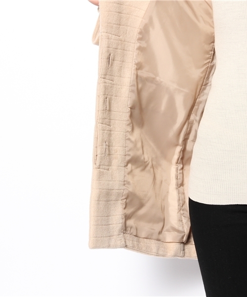 SENSE OF PLACE by URBAN RESEARCH（センスオブプレイスバイアーバンリサーチ）の「TRボーダーコート（その他アウター・レディース・ベージュ/カーキ・36/38）」の11枚目の写真