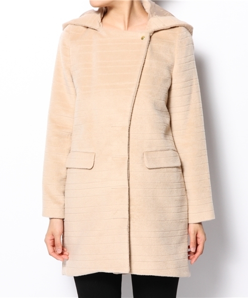 SENSE OF PLACE by URBAN RESEARCH（センスオブプレイスバイアーバンリサーチ）の「TRボーダーコート（その他アウター・レディース・ベージュ/カーキ・36/38）」の13枚目の写真