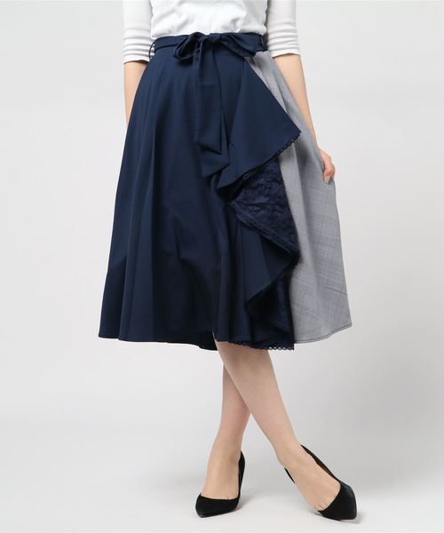 axes femme（アクシーズファム）の「ラッフルフリルスカート