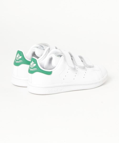 adidas Originals（アディダスオリジナルス）の「adidas Originals/アディダス オリジナルス STAN SMITH CF C/スタンスミス CF C（スニーカー・キッズ・ホワイト×グリーン・17cm/18cm/19cm/20cm/21cm）」の2枚目の写真