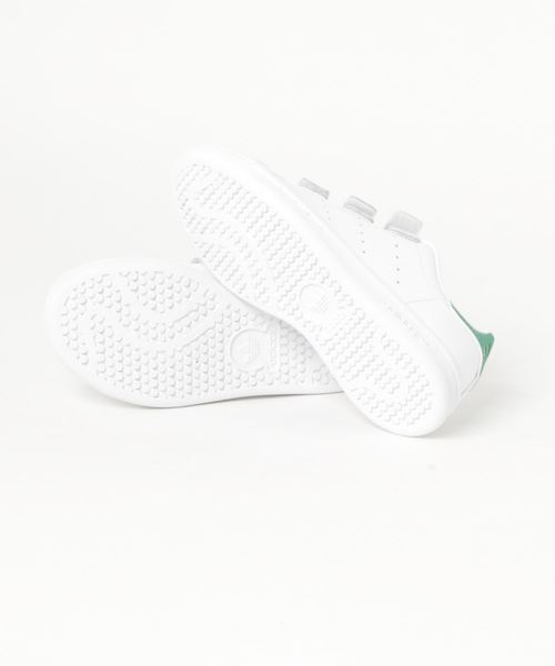 adidas Originals（アディダスオリジナルス）の「adidas Originals/アディダス オリジナルス STAN SMITH CF C/スタンスミス CF C（スニーカー・キッズ・ホワイト×グリーン・17cm/18cm/19cm/20cm/21cm）」の3枚目の写真