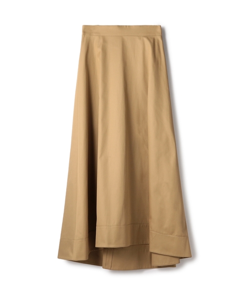 ESTNATION（エストネーション）の「ESTNATION / コットンギャバマキシスカート（スカート・レディース・オフホワイト/ベージュ/イエロー/ネイビー・36/38）」の3枚目の写真