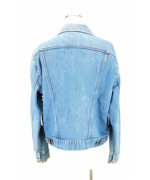 70s wrangler デニムジャケット　三角タグ ブランド古着】70年代三角タグ デニムジャケット（デニム