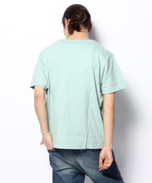BEAMS T（ビームスティー）の「C.E / BIG HEAVY  TEE（Tシャツ/カットソー・メンズ・オレンジ/ミント・LARGE/MEDIUM/SMALL）」の7枚目の写真