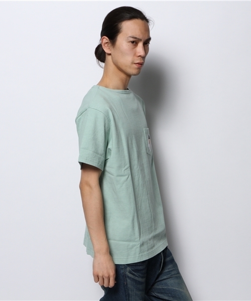 BEAMS T（ビームスティー）の「C.E / BIG HEAVY  TEE（Tシャツ/カットソー・メンズ・オレンジ/ミント・LARGE/MEDIUM/SMALL）」の8枚目の写真
